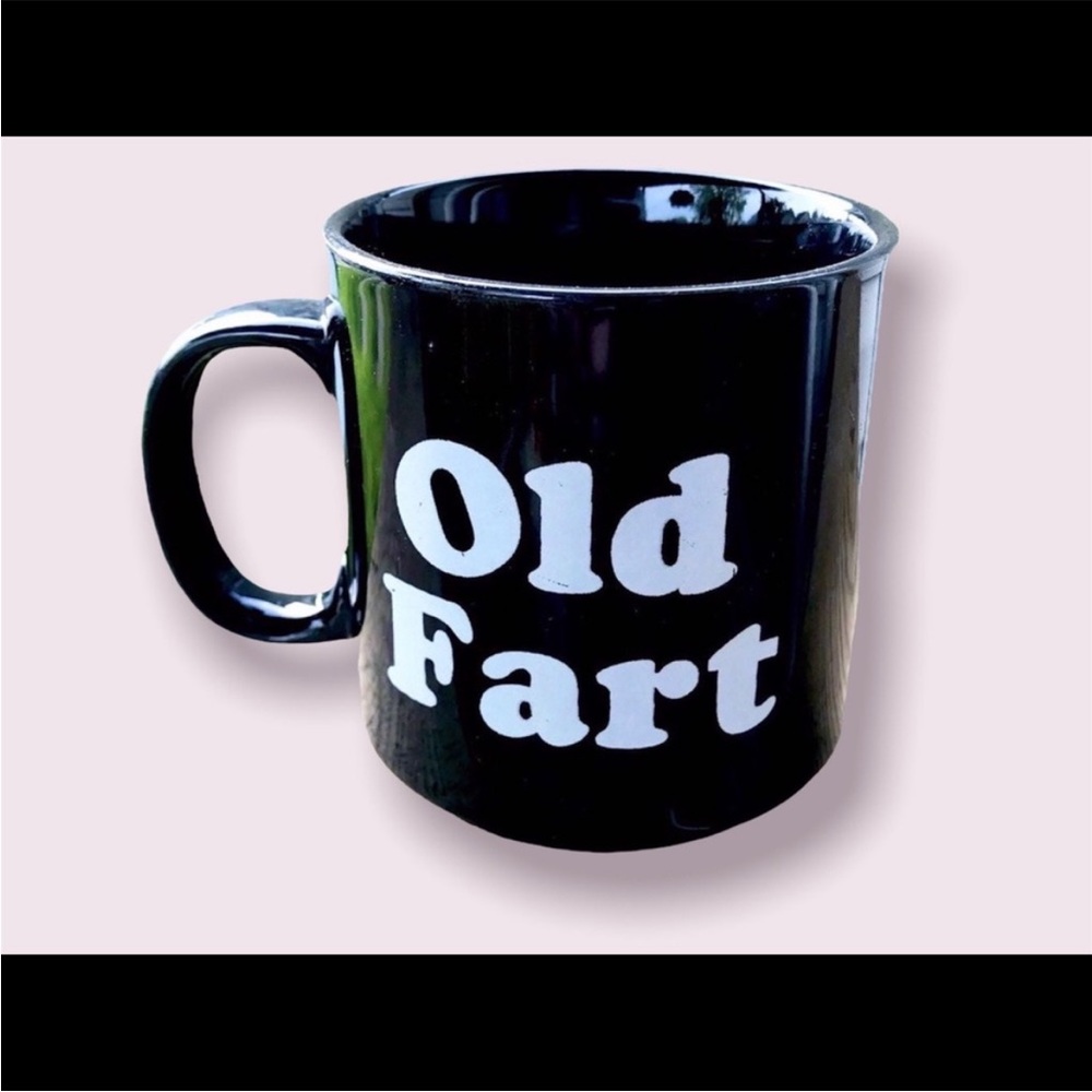Novelty Coffee Mug Old Fart Ceramic Cup By Russ